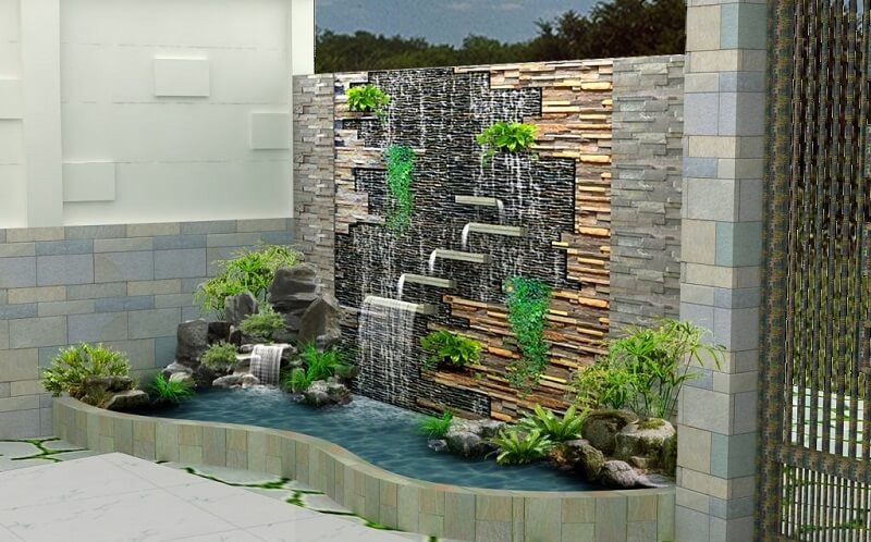 99 Mẫu thi công thác nước tường tại Hà Nội gia chủ chớ vội bỏ qua