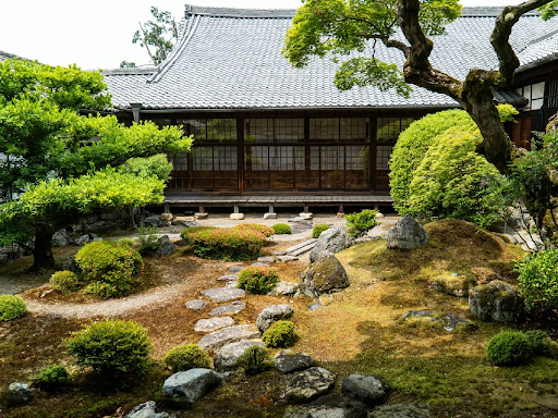 Cảnh quan sân vườn theo phong cách Nhật Bản thanh tịnh
