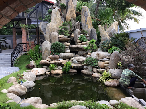 Thác nước không gây tiếng ồn thích hợp cho spa