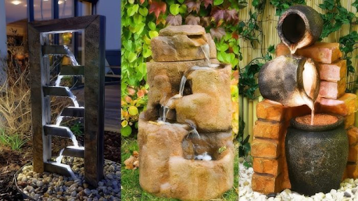 Thác nước tiểu cảnh phong thủy, mang lại tài lộc