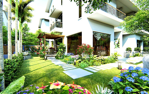 55+ Mẫu thi công tiểu cảnh sân vườn biệt thự Ecopark nhìn là mê