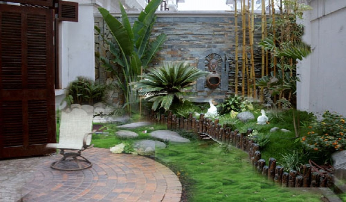 Tiểu cảnh sân thượng kết hợp không gian đọc sách yên tĩnh