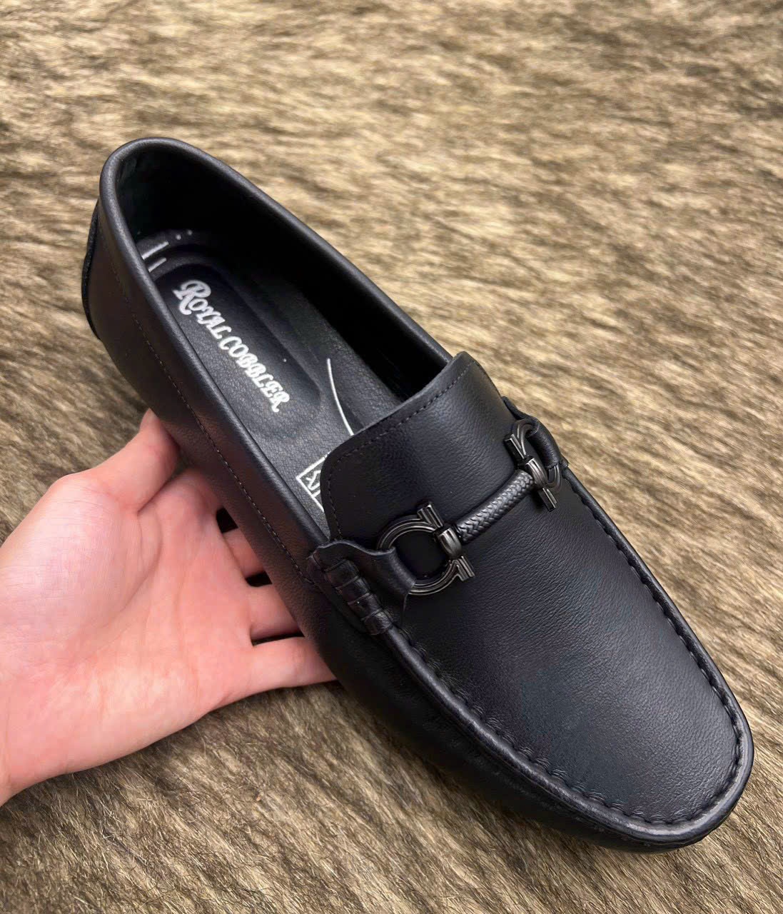 Giày lười Da Bò Vincento-419