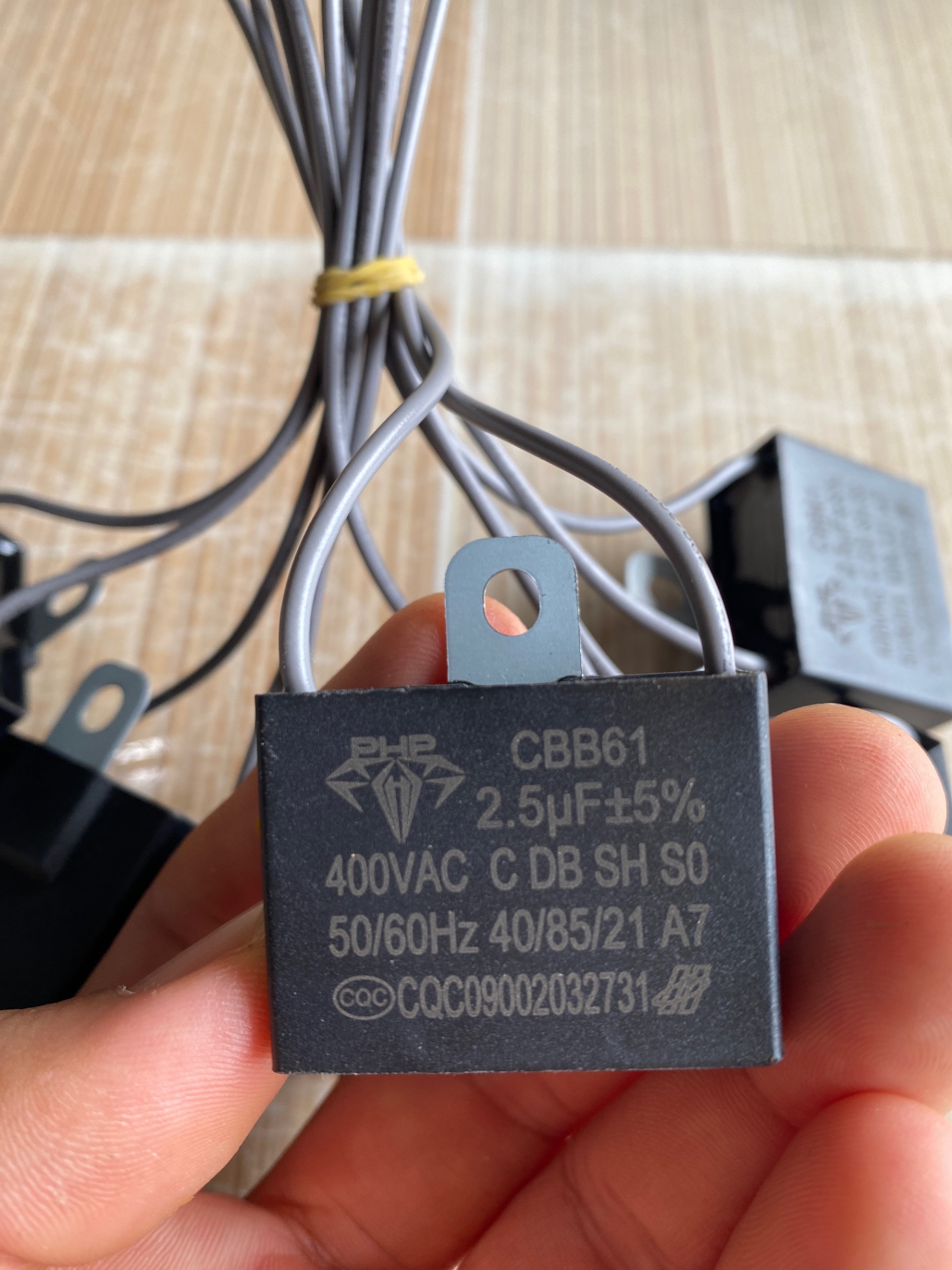 [php 2,5uf] Tụ chuẩn 2,5uf chịu nhiệt độ bền cao