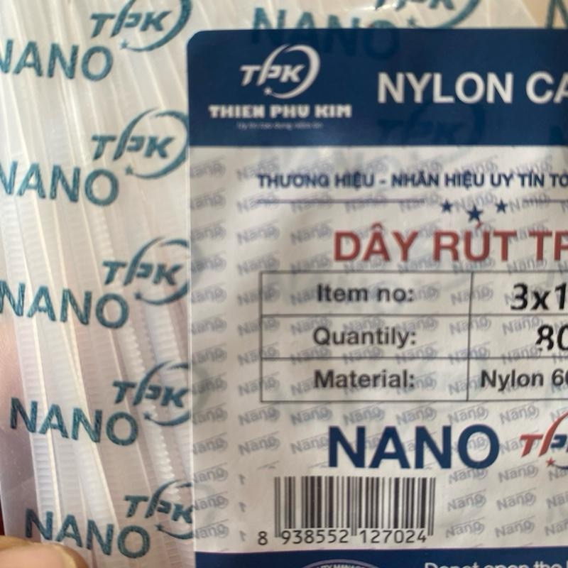 80 sợi dây rút 15cm loại tốt, chắc chắn