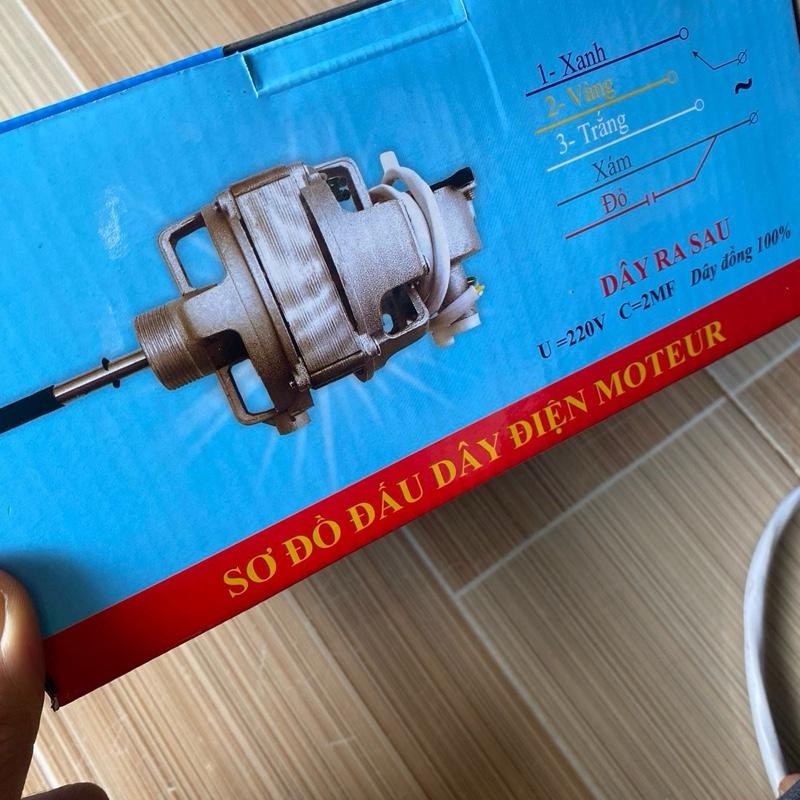 Đầu quạt Quốc Hưng B446 lõi đồng có ren thay thế quạt bàn, quạt lỡ