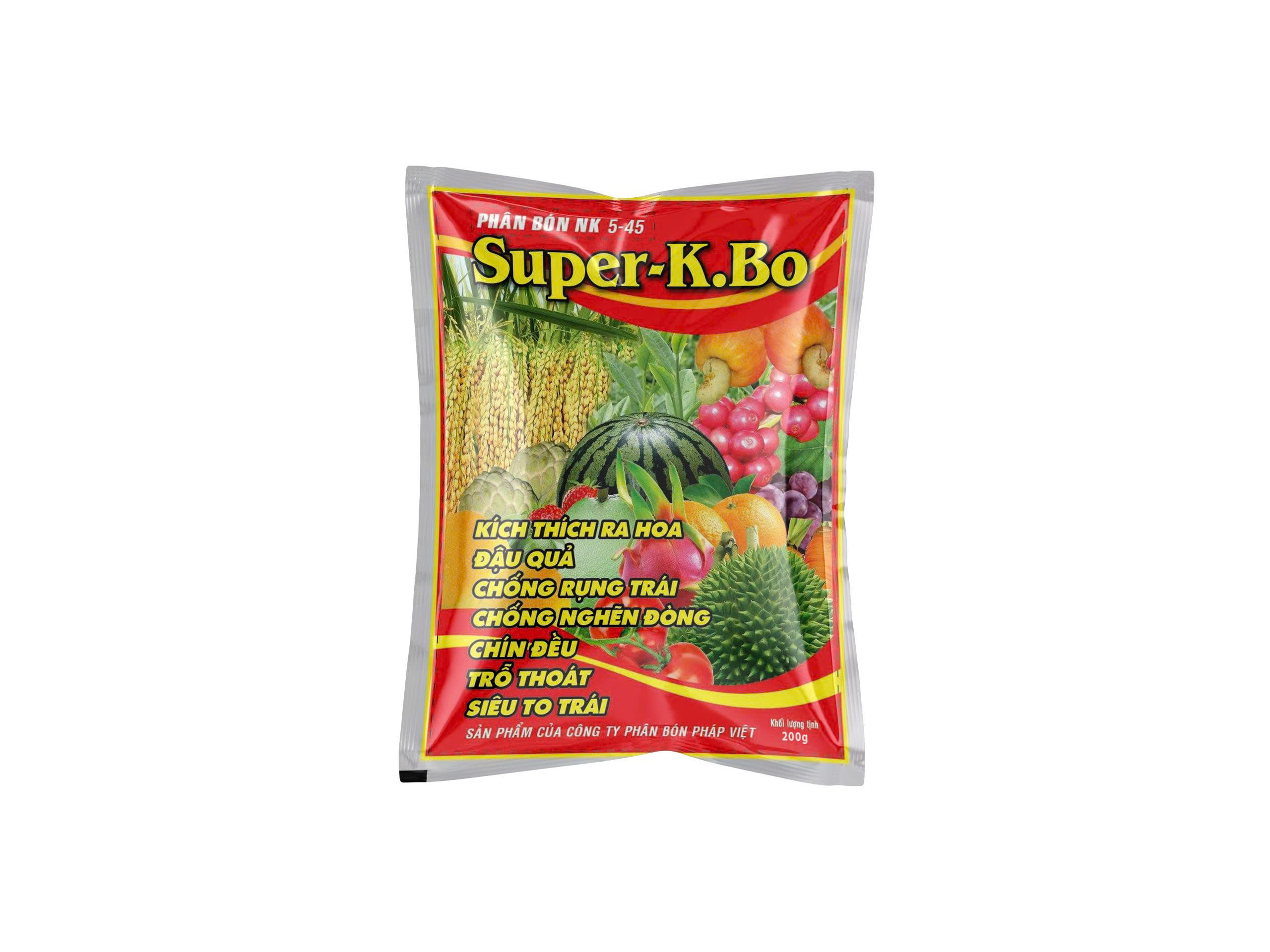 Phân bón NK 5-45 Super KBO 200g