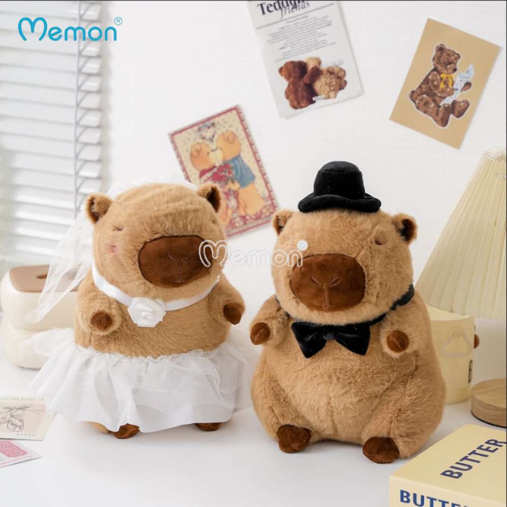 TNB Couple Dâu Rể Capyboo 28cm