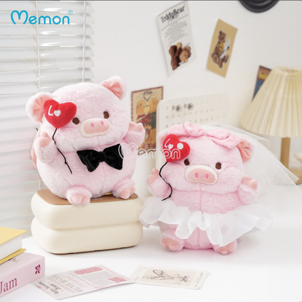 TNB Couple Dâu Rể Heo Mimi 25cm