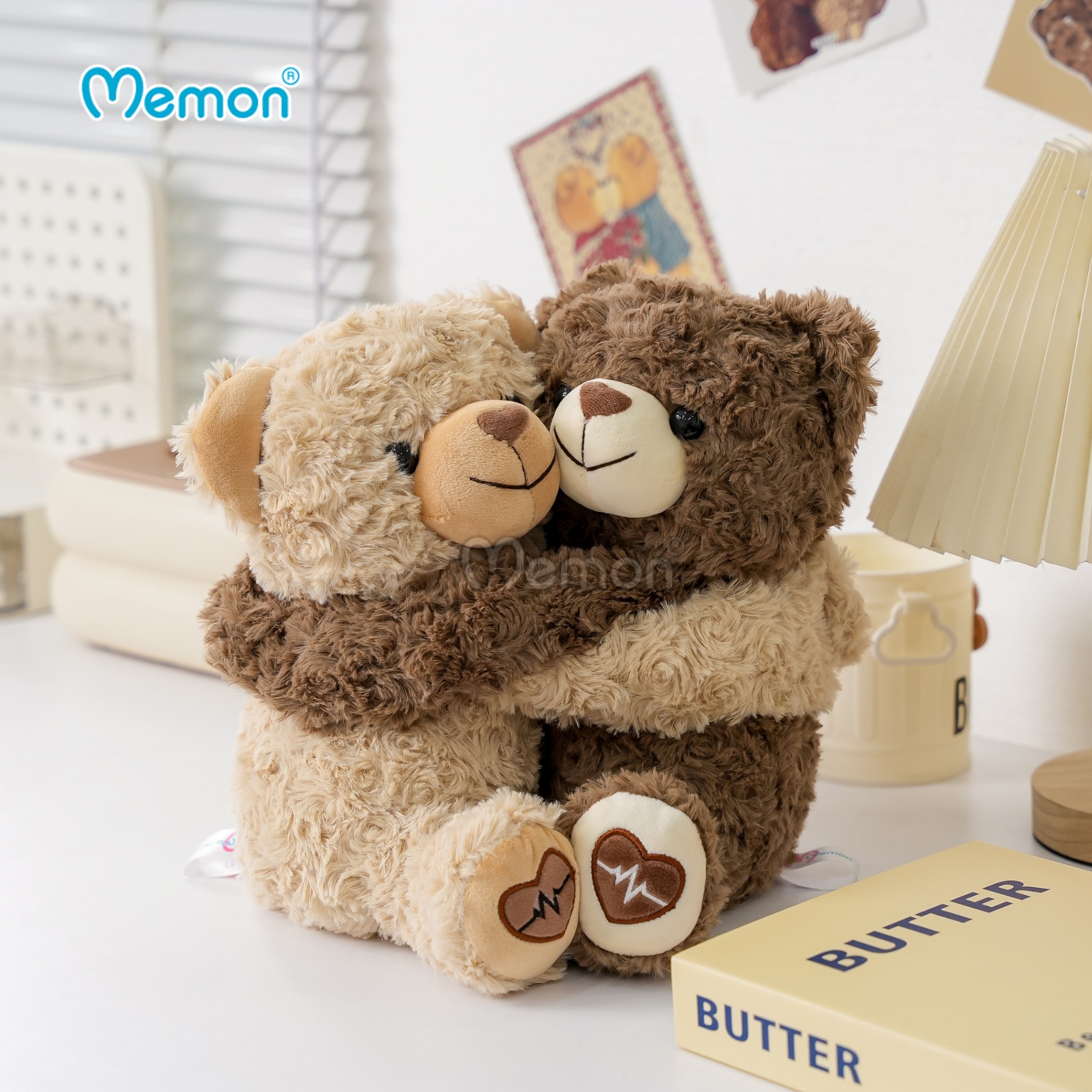 TNB BearHug 25cm - Gấu Hugo & Rosie