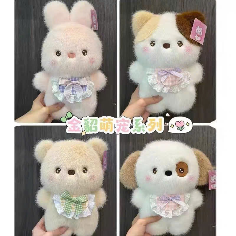 GN 25cm Bộ Thú Đeo Yếm Nơ