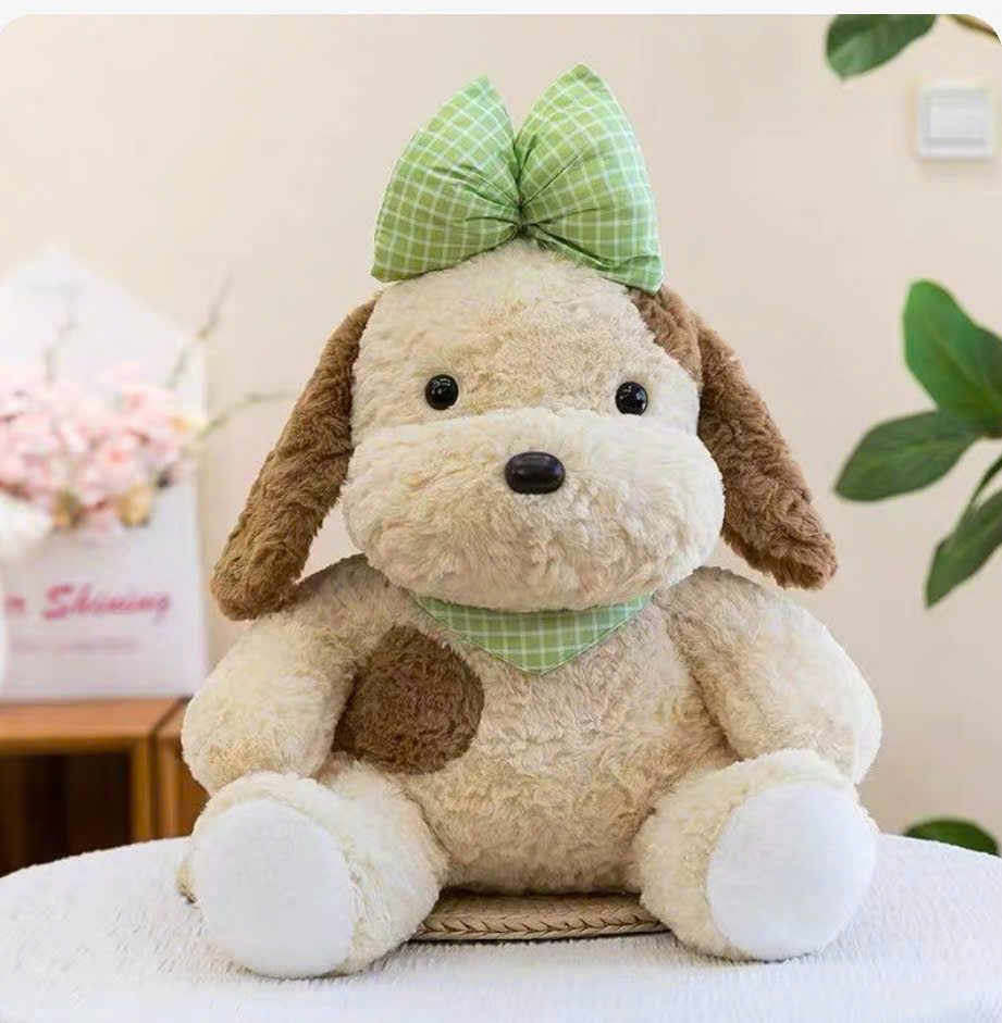ĐG 30cm Chó Đốm Đầu Nơ