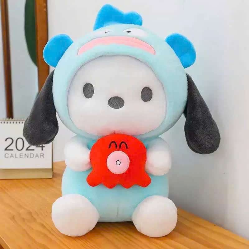 ĐG 30cm Chó Ôm Bạch Tuộc