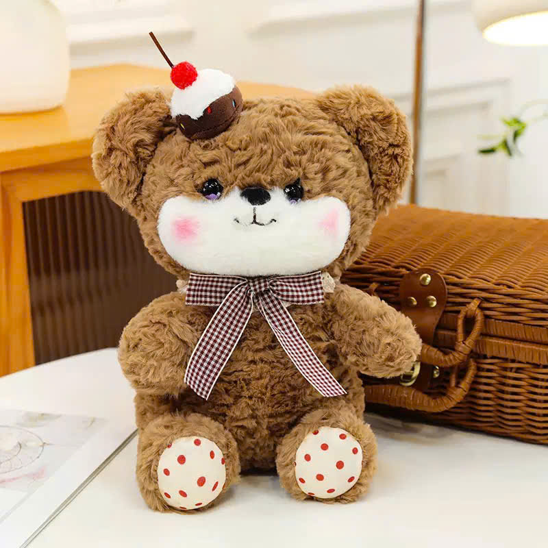 ĐG 30cm Gấu Đầu Bánh
