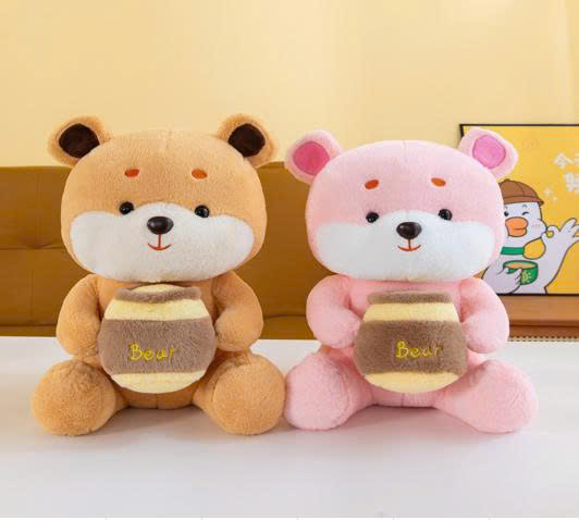 ĐG 50cm Gấu Ôm Hũ Mật
