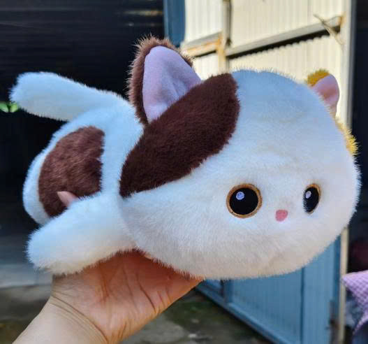 ĐG 50cm Mèo Trắng Nằm