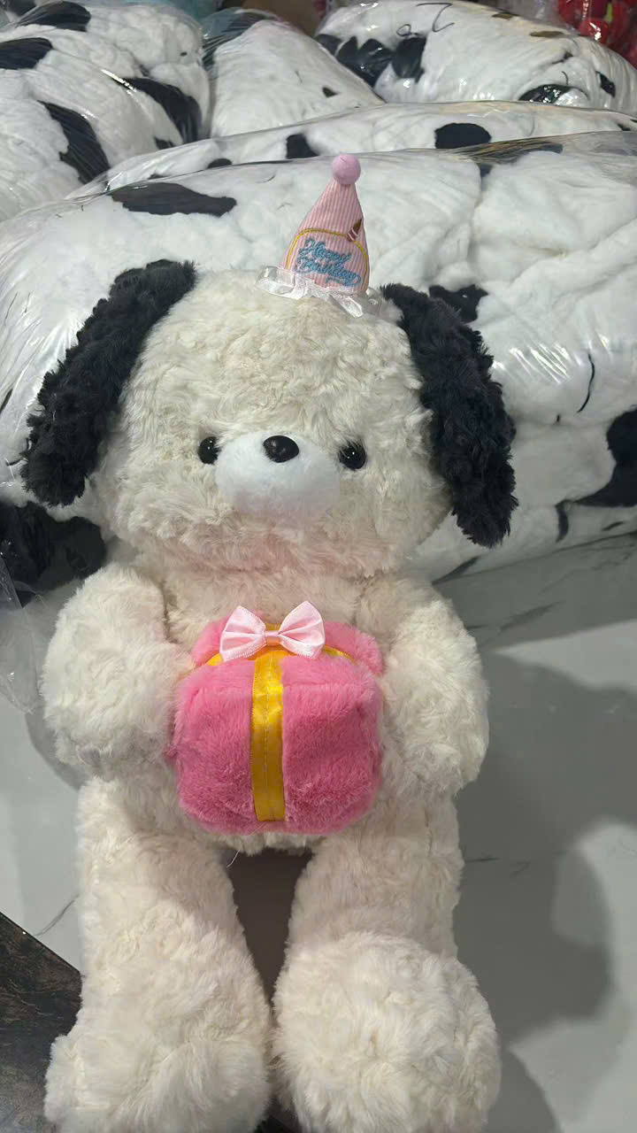 ĐG 50cm Chó Ôm Quà