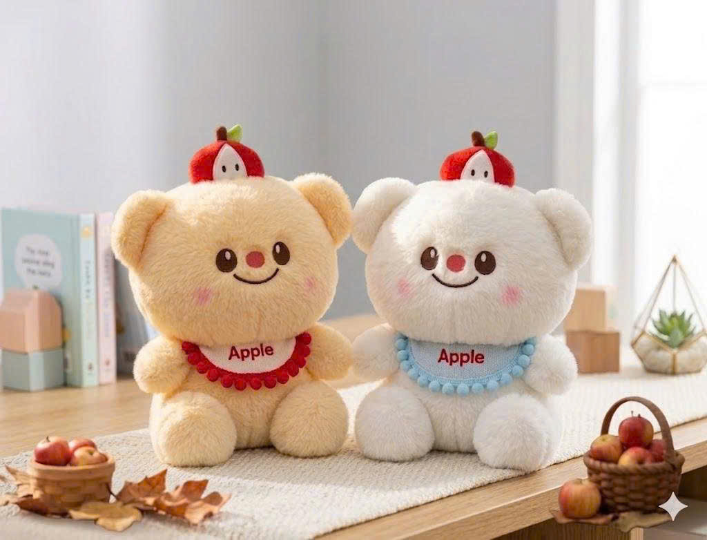 GN Butter Bear Đeo Yếm Apple