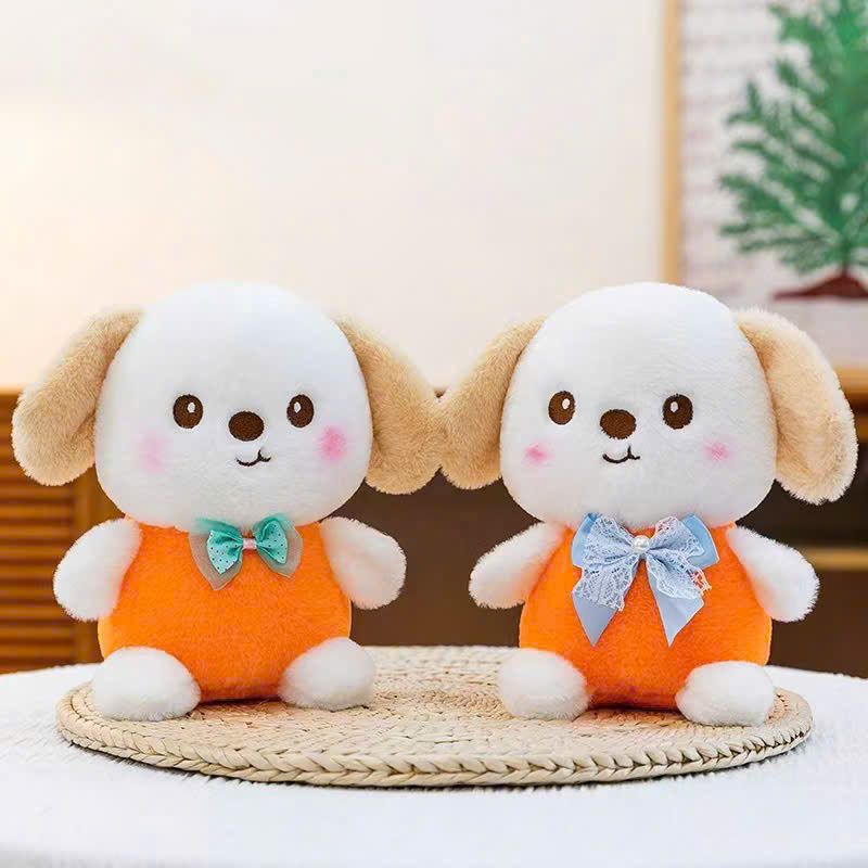 GN Chó Áo Cam Đeo Nơ