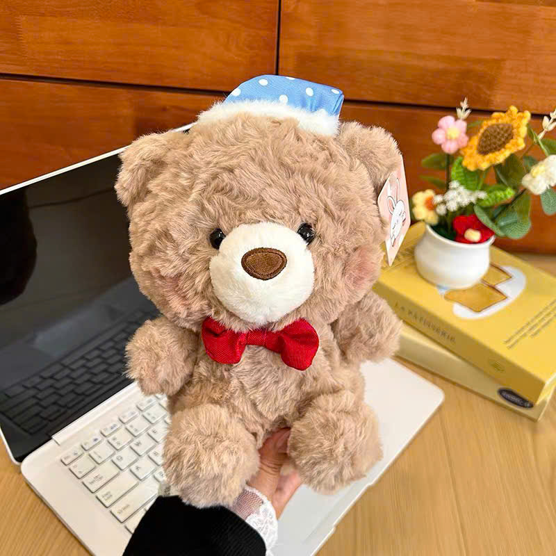 GN Gấu Nơ Đỏ Đội Mũ