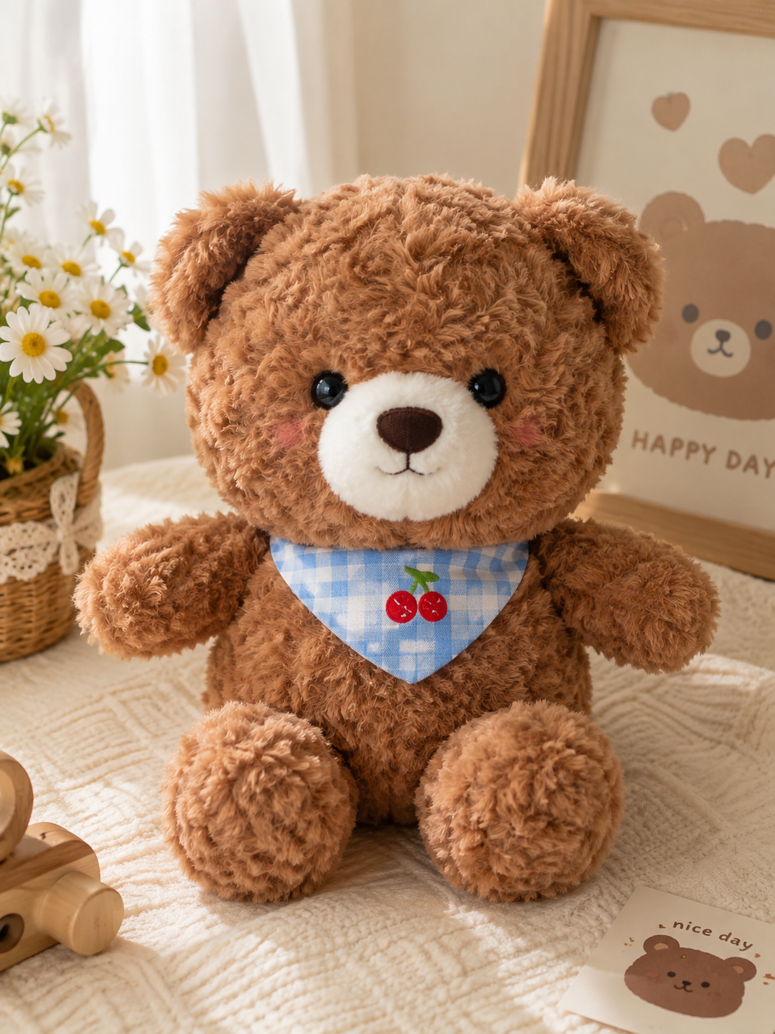 GN Gấu Yếm Kẻ Cherry