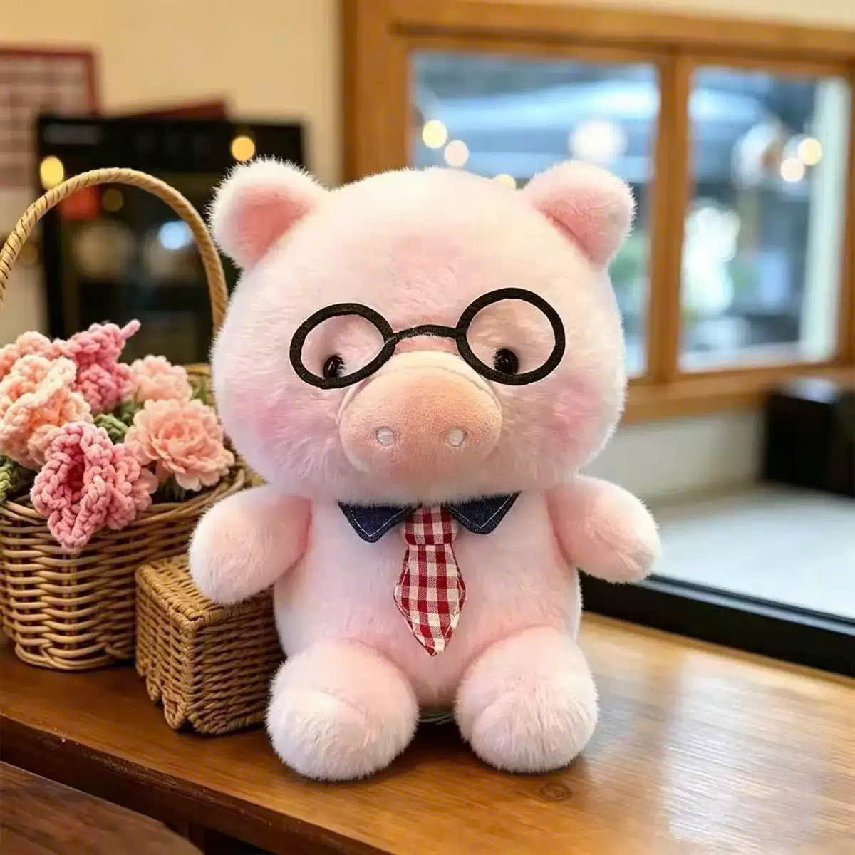 GN Heo Hồng Đeo Kính