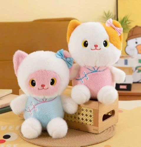 GN Mèo Áo Sườn Xám
