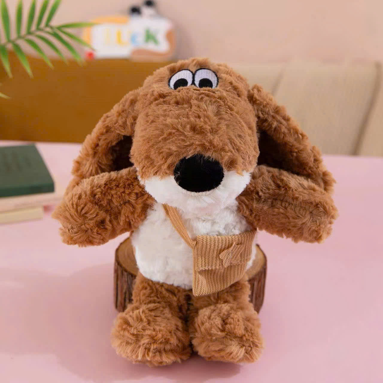 GN Puppy Nâu Đeo Túi