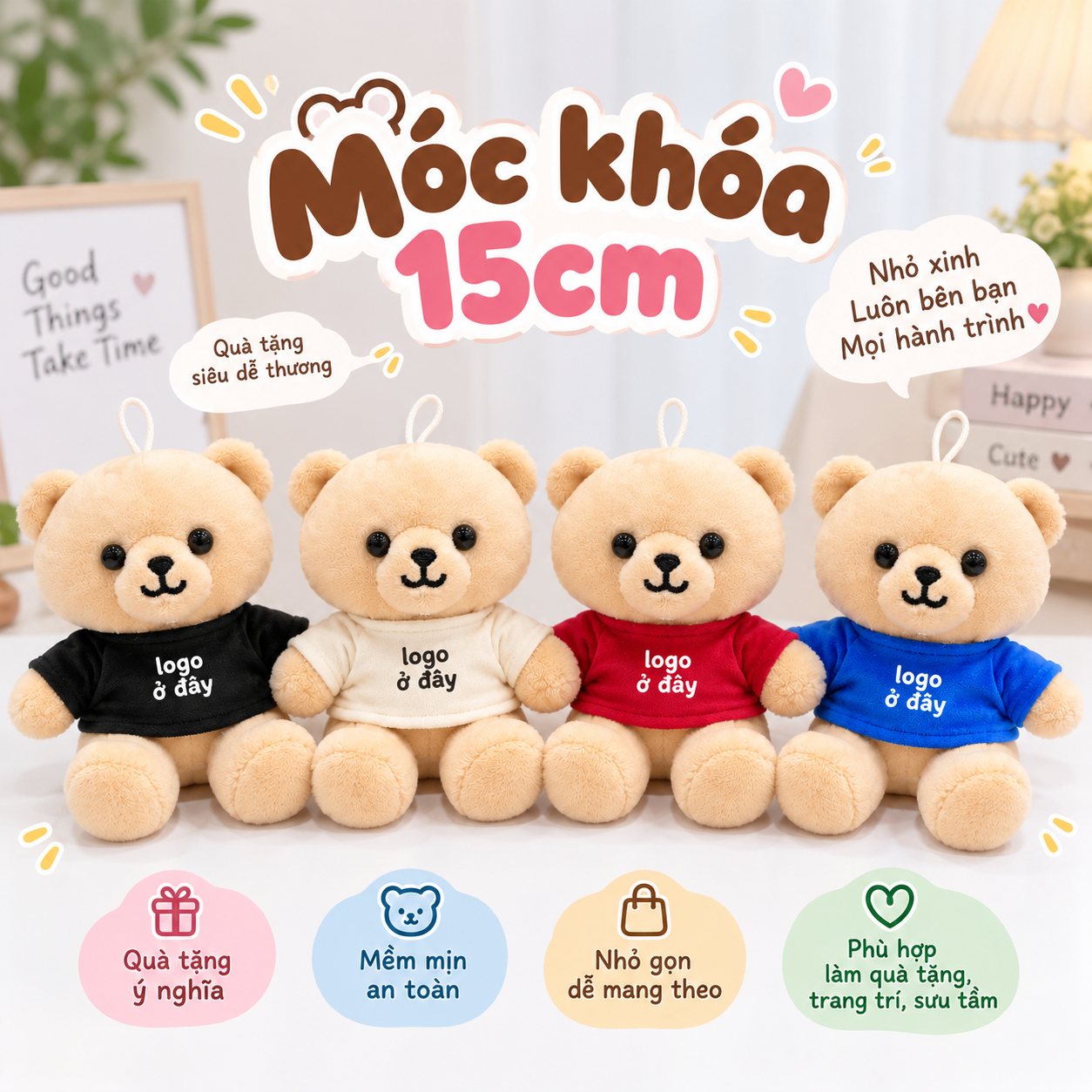 TNB MK Gấu Áo Thun 10cm