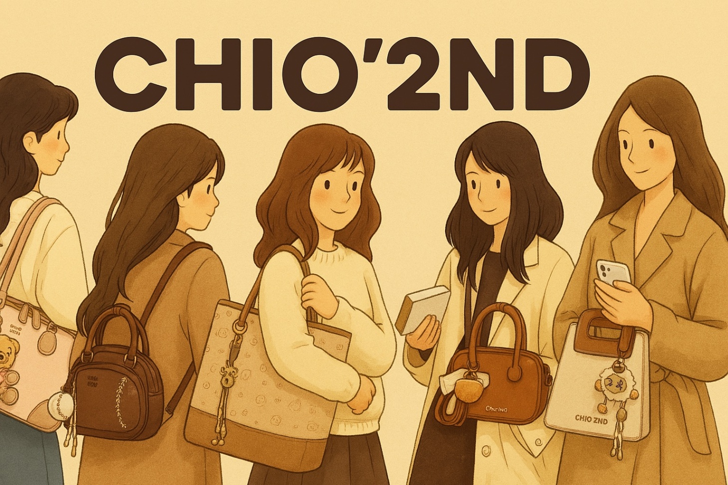 Chio’2nd – Thương hiệu túi xách nội địa Trung Quốc nổi bật với phong cách trẻ trung
