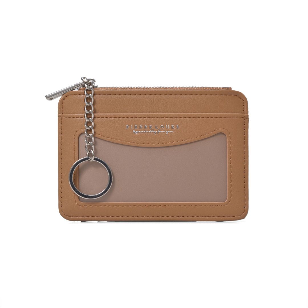 Ví nữ FFY đựng thẻ card kèm móc khoá nhiều màu pastel W278