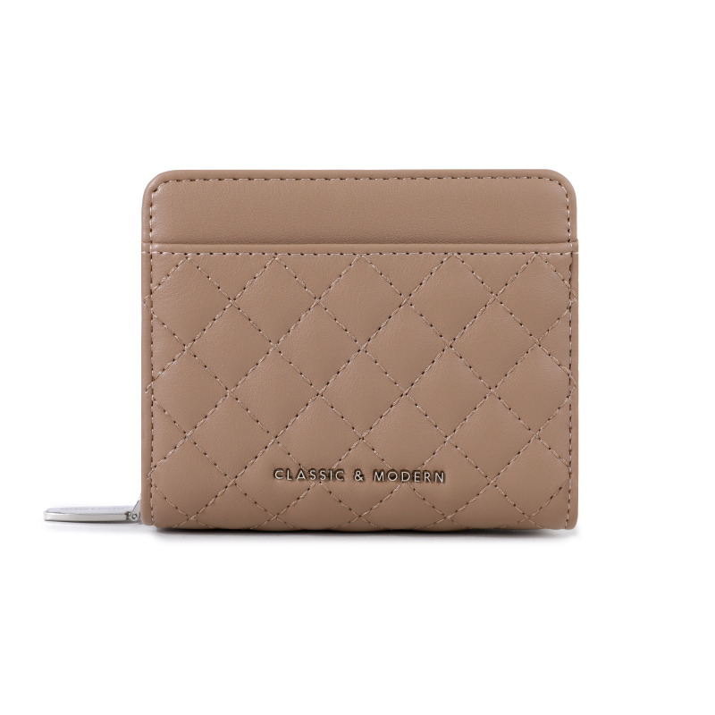 Ví nữ TAILIAN Calie chần ô gấp gọn nhiều ngăn