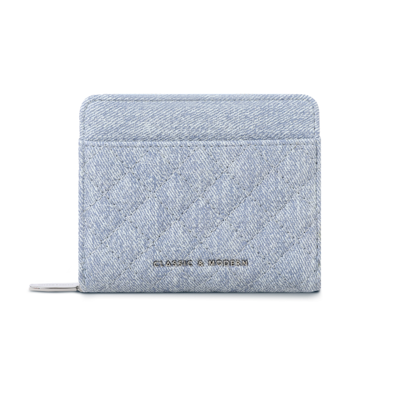 Ví nữ TAILIAN Calie chần ô gấp gọn nhiều ngăn