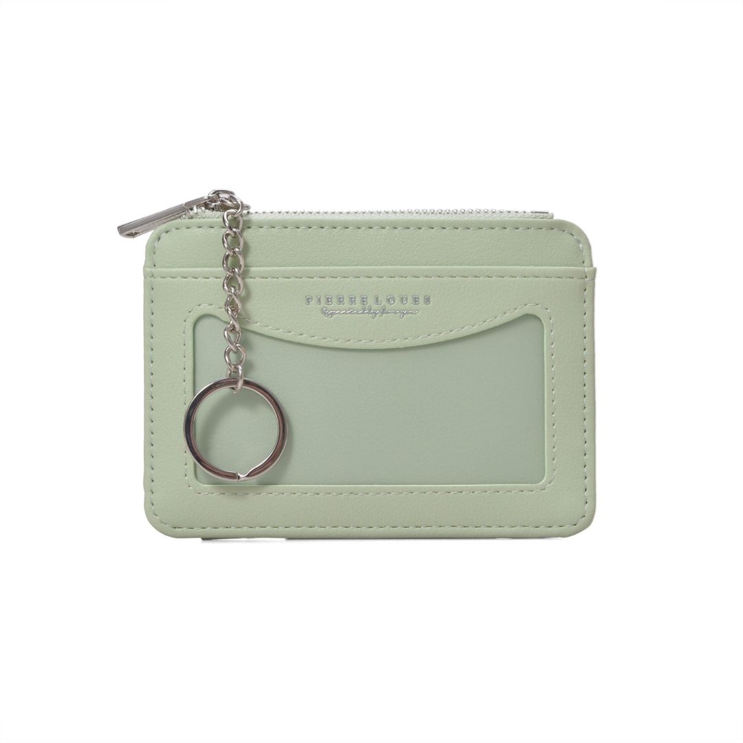 Ví nữ FFY đựng thẻ card kèm móc khoá nhiều màu pastel W278