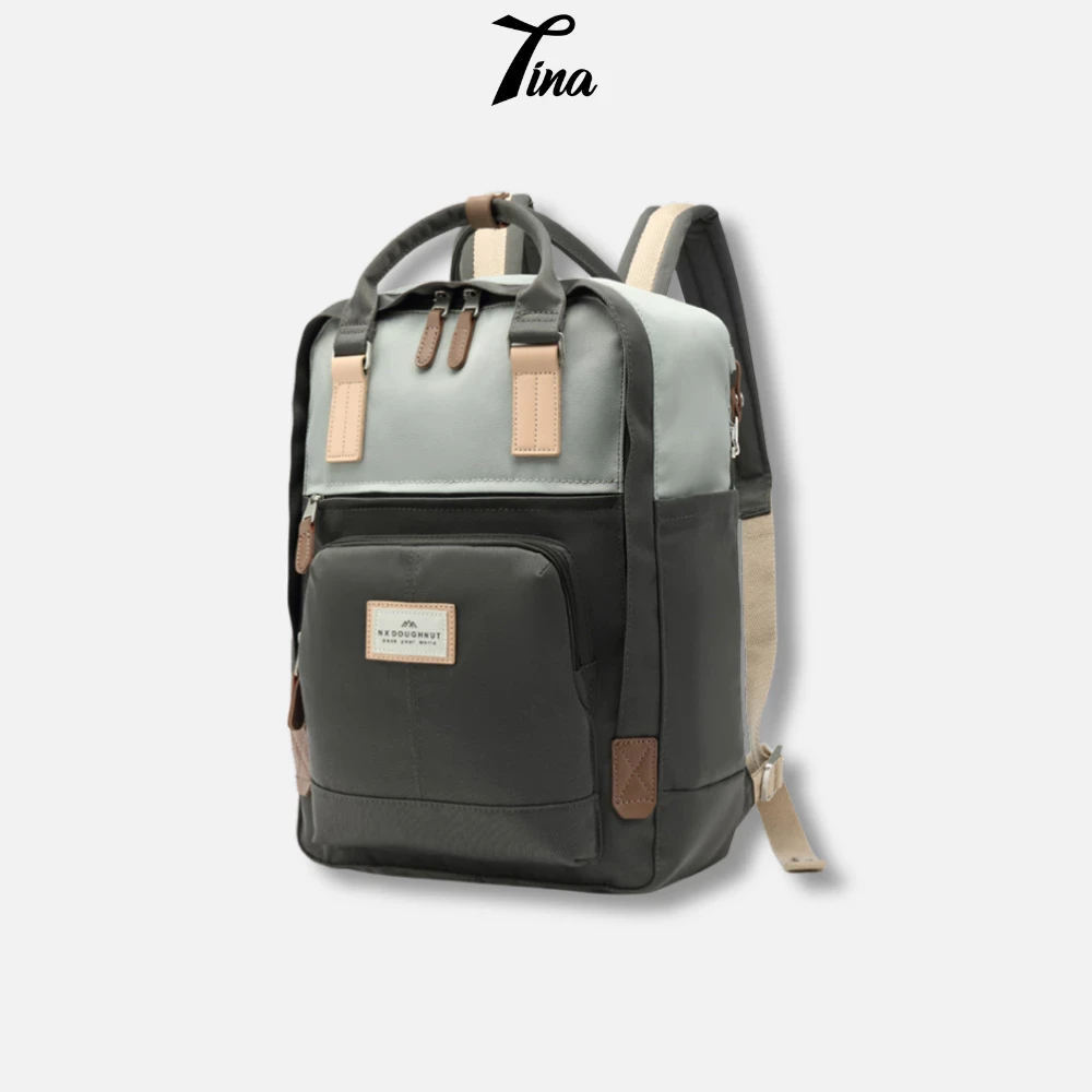Balo TWO TONES Canvas Backpack vừa laptop 14inch cá tính DN004