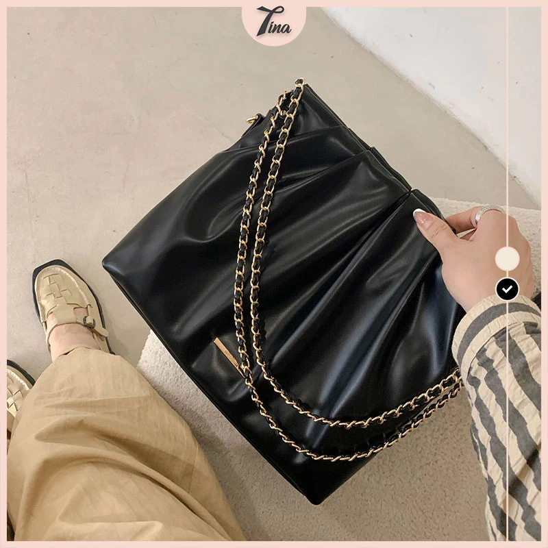 Túi xách nữ đẹp Micocah đeo vai dáng chain công sở nhiều ngăn cao cấp Tina Shop M525 FSH698