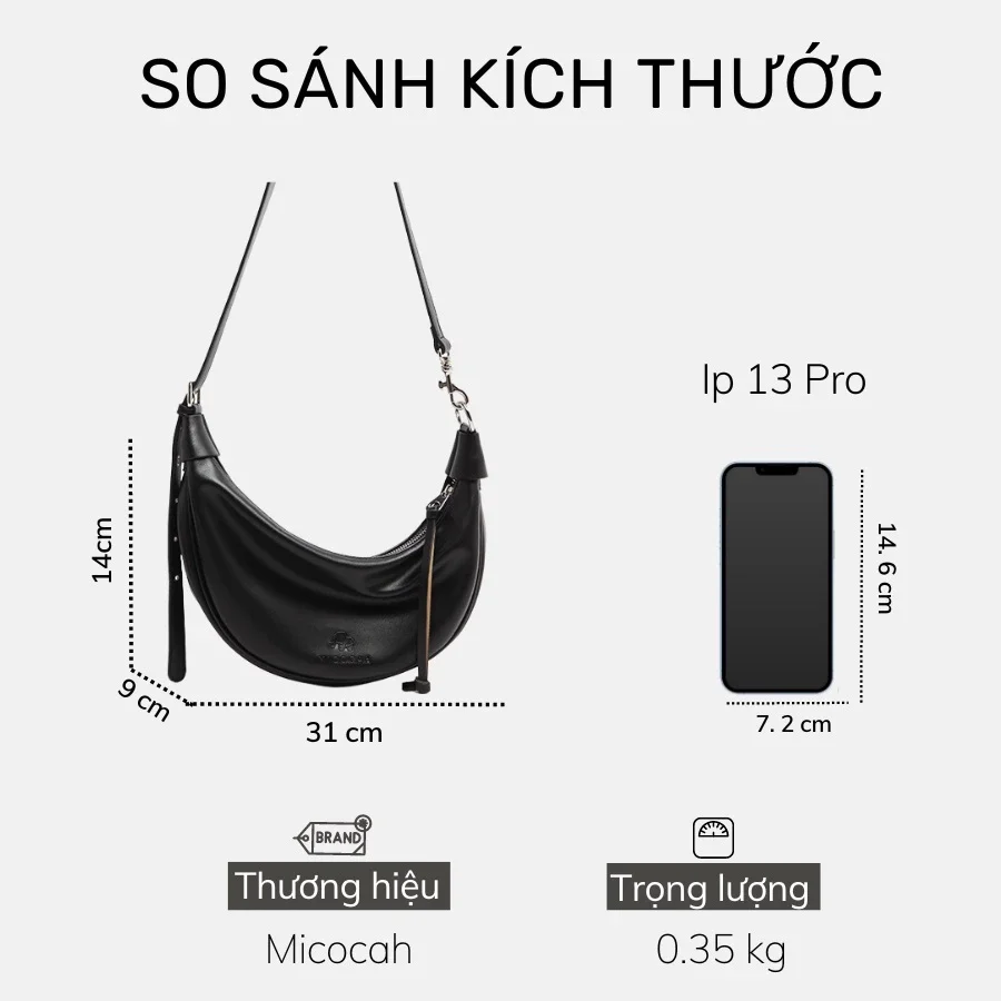Túi nữ Micocah Kila boho đeo chéo cá tính M489 Tina Shop