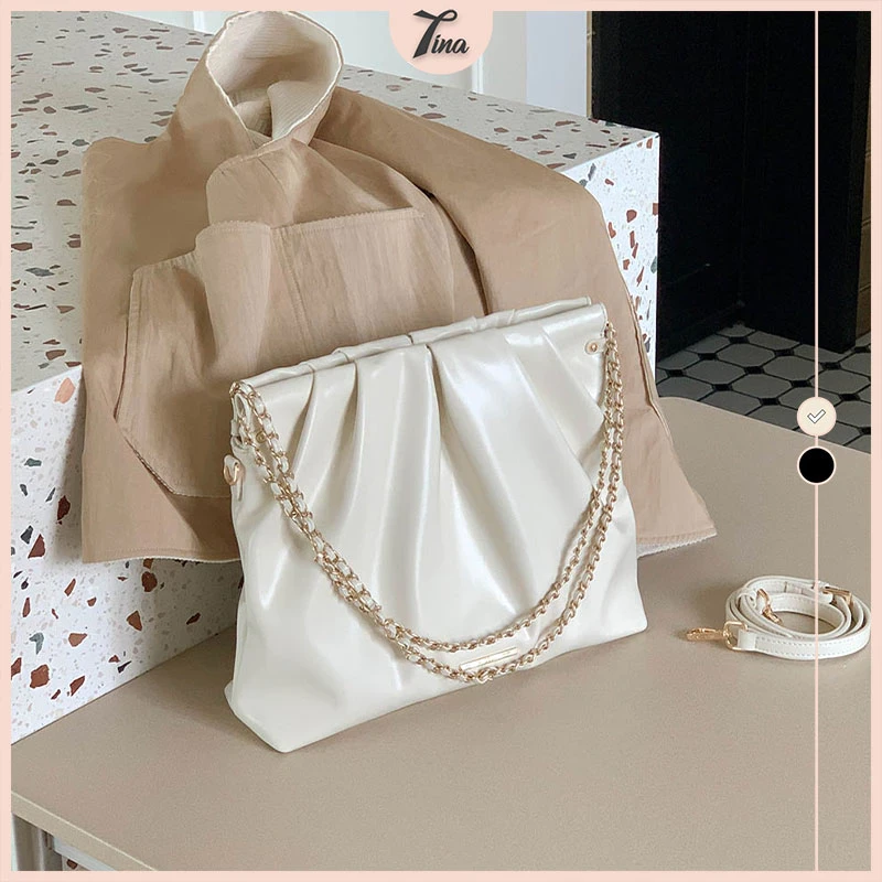Túi xách nữ đẹp Micocah đeo vai dáng chain công sở nhiều ngăn cao cấp Tina Shop M525 FSH698