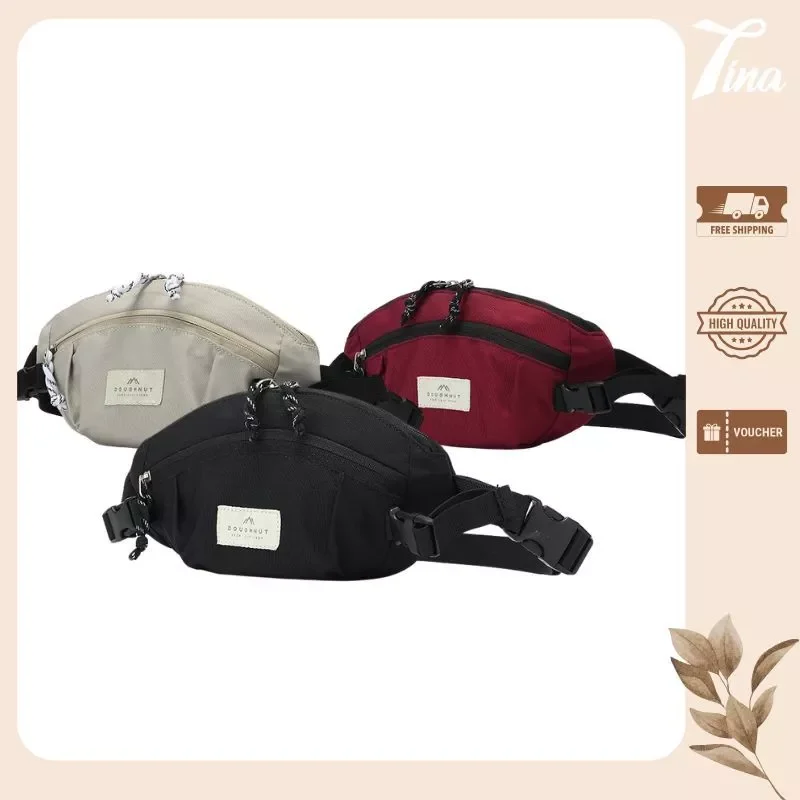 Túi bao tử DOUGHNUT unisex canvas nhiều ngăn tiện lợi cá tính TX070