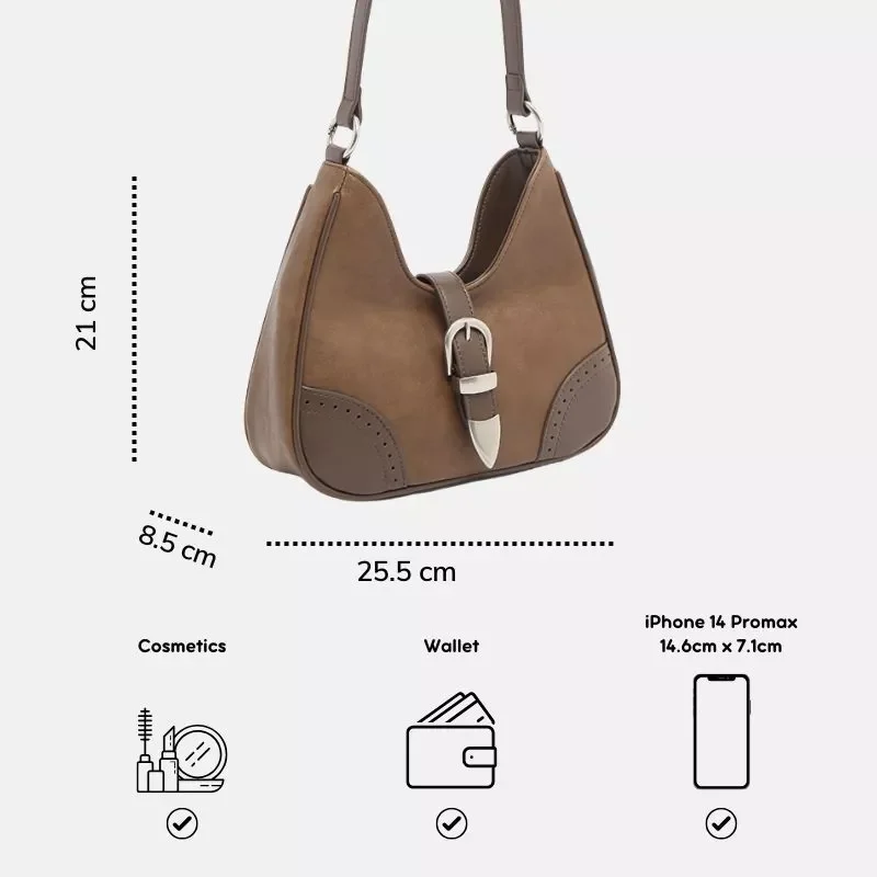 Túi nữ MICOCAH Riley cổ điển đeo vai thanh lịch M620 Tina Shop