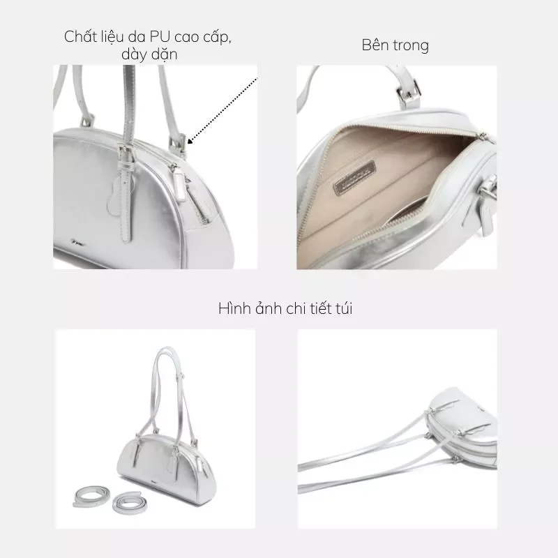 Túi xách MICOCAH Chubby cá tính size trung M584 Tina Shop
