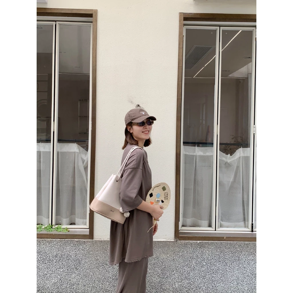 Túi đeo chéo MICOCAH Colette Bucket phối màu ngọt ngào M597
