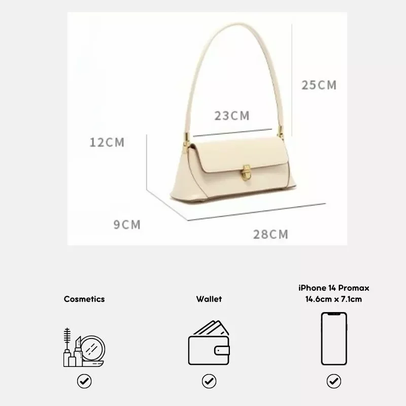 Túi nữ MICOCAH Aria đeo vai cổ điển công sở cao cấp M623 Tina Shop
