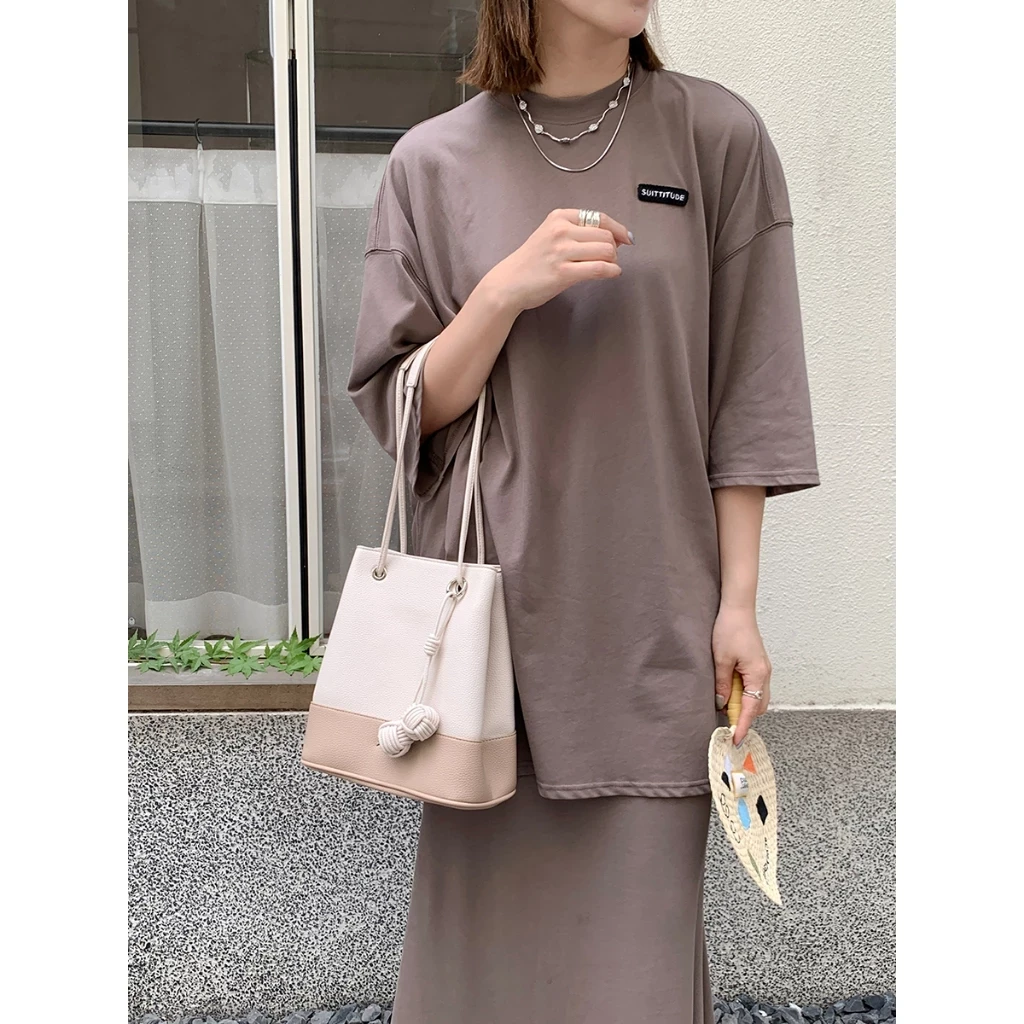 Túi đeo chéo MICOCAH Colette Bucket phối màu ngọt ngào M597