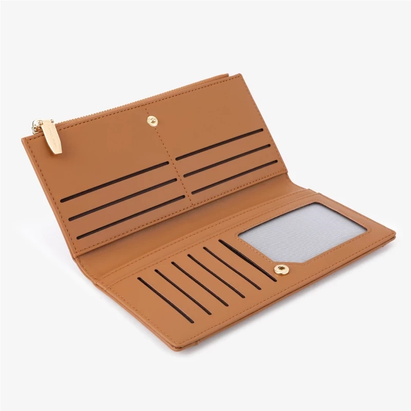 Ví nữ TAILIAN gập cầm tay thanh lịch da PU nhiều màu W264 Tina Shop