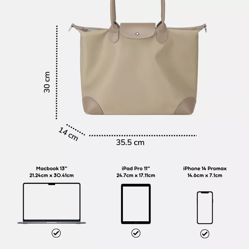 Túi tote nữ công sở phong cách Châu Âu vừa laptop 16inch TX097