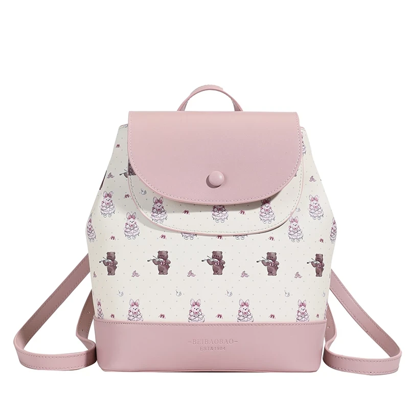 Ba lô nữ BEIBAOBAO Ribi dễ thương nhiều ngăn BP200 Tina Shop