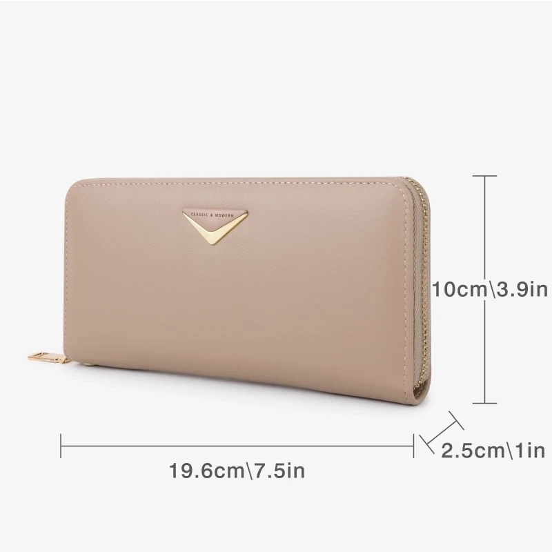 Ví dài nữ TAILIAN thanh lịch nhiều màu kèm quai cầm tay W250
