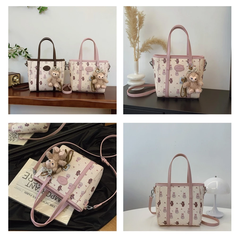 Túi nữ BEIBAOBAO Ember kèm charm gấu xinh dễ thương TX139 TINA SHOP