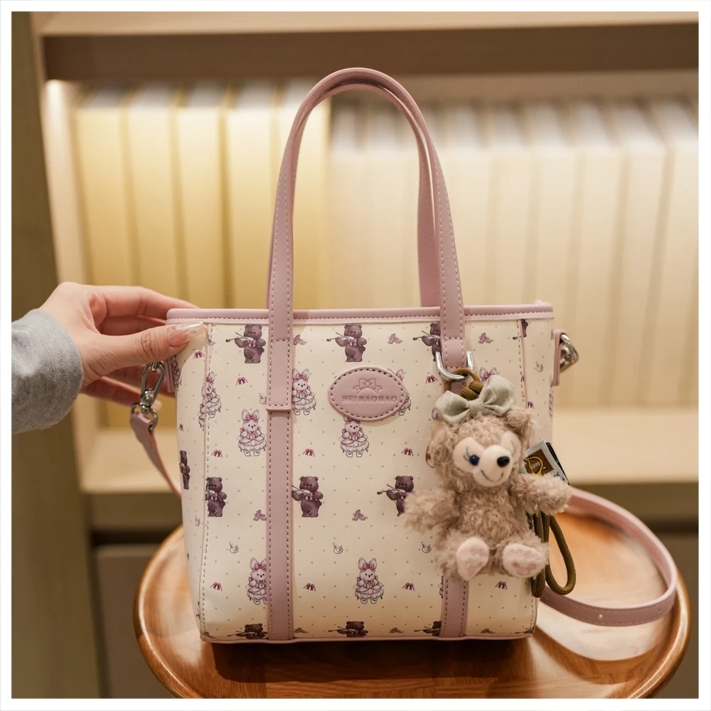 Túi nữ BEIBAOBAO Ember kèm charm gấu xinh dễ thương TX139 TINA SHOP